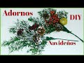 Adornos navideños para decorar una corona y el arbol de navidad/ramas navideñas