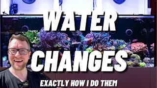 Water Changes - From Start to End on the Dream Reef