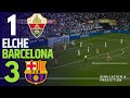 ELCHE 1 vs. 3 BARCELONA | LALIGA 2025-2026 | Match Highlights  Simulation/Recreation