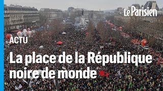 400 000 manifestants à Paris contre la réforme des retraites, 2 millions en France selon la CGT