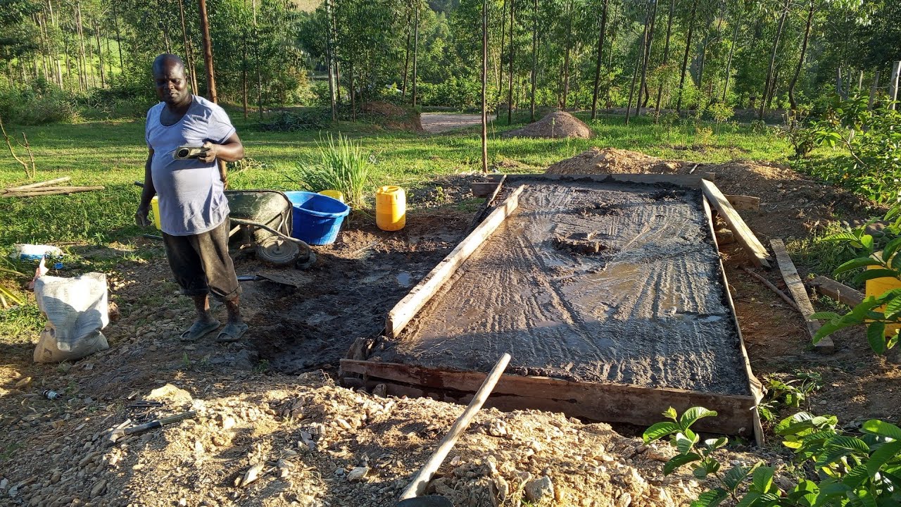 DOING A SLABBING AT VILLAGE MASON'S HOME 