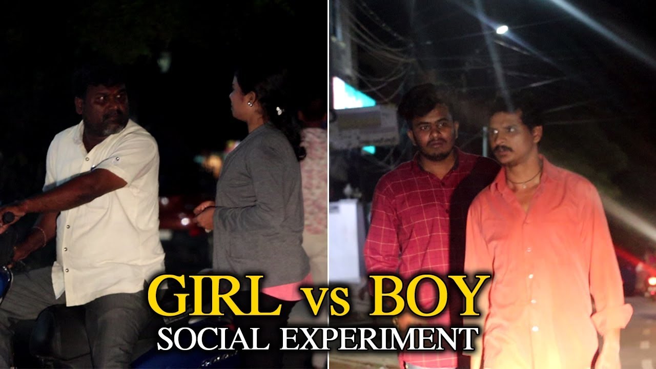Asking Money At Night Girl vs Boy Social Experiment || Pranks In India || Mana Dunia