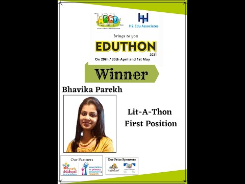 Lit-a-Thon - 1st Prize Winner -Bhavika Mitesh Parekh