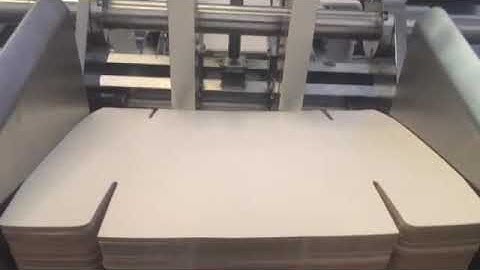 XL-1100 Automatic hookless Crash Lock Bottom and 4/ 6 corners Folder Gluer Rolam installed in Spain