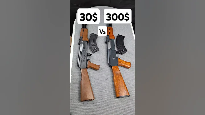 30$ AK47 vs 300$ AK47 #airsoft
