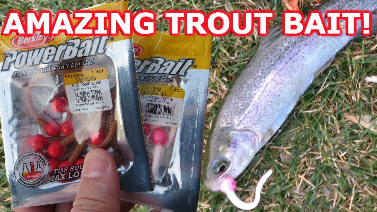 The Best Bait for Trout Fishing is PowerBait Floating Mice Tails