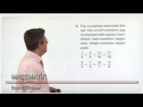 BASİT EŞİTSİZLİKLER - Şenol Hoca