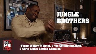 Jungle Brothers - Forgot Money, Q-Tip Got Punched, Chris Lighty Shanked (247HH Wild Tour Stories)