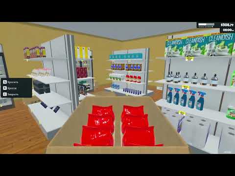 Видео: Перестановка и новая лицензия! → Supermarket Simulator #7