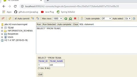 CRUD III H2 DB and DB client setup
