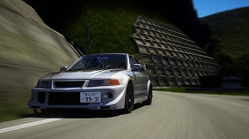 Initial D Time Attack - Evo 6 TME on Tsuchisaka!