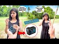 Cute girl mera 41000 ka gopro tut diya  cute girl gopro prank arnablifestyle