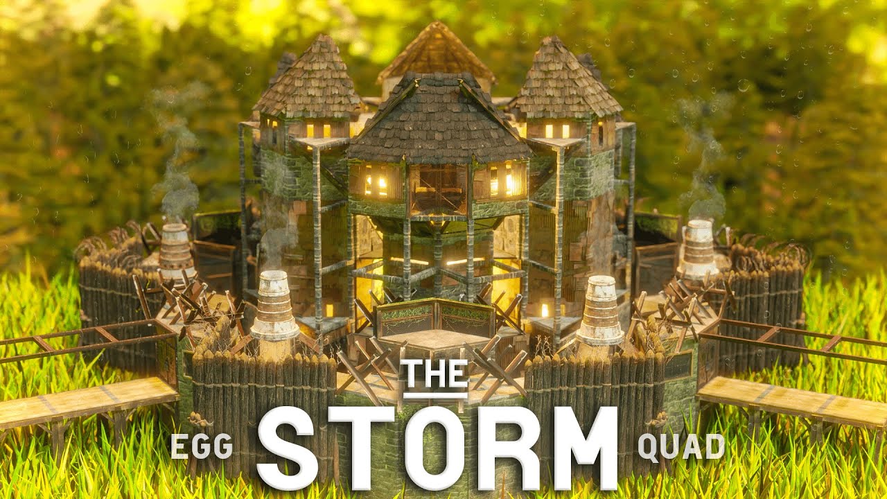 The Storm - META 4-6 Man RUST BUNKER BASE - 2023 DESIGN