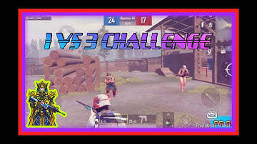 Random 3 players call me noob / Challenge for 1VS 3 TDM room (part-1)