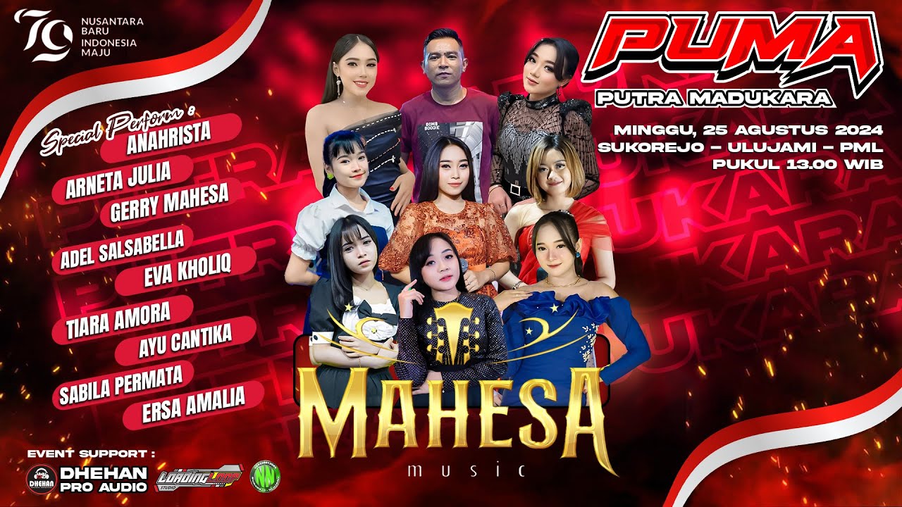 [LIVE] MAHESA MUSIC | PUMA MADUKARA | DHEHAN PRO | SUKOREJO - ULUJAMI - PEMALANG | 25 AGUSTUS 2024