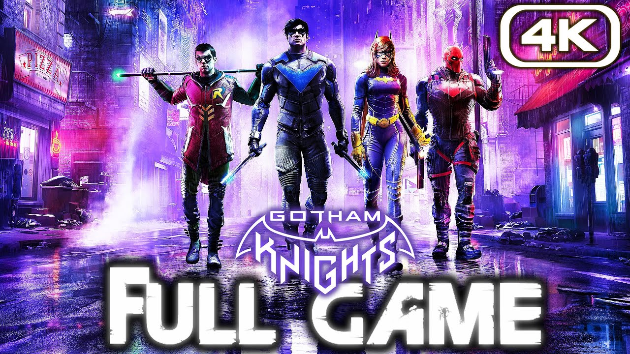 Gotham Knights Gameplay Walkthrough FULL GAME 4K ULTRA HD No Commentary 