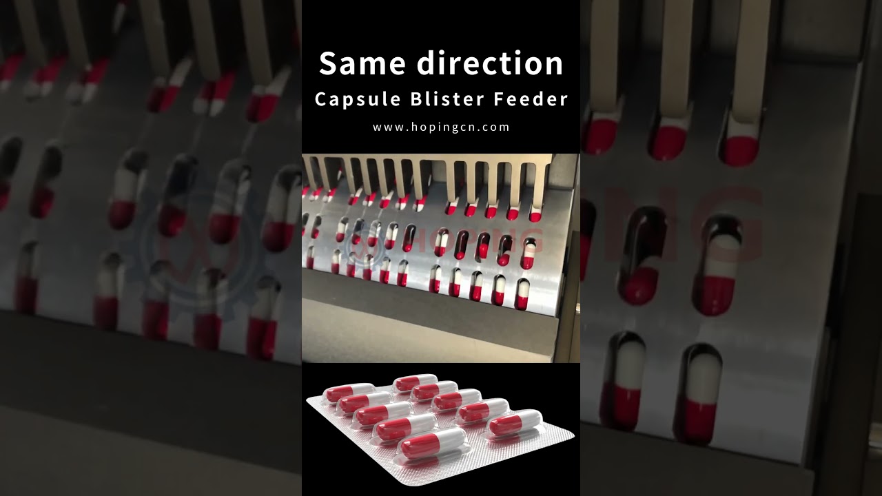 Do you have the requirement of same direction capsule blister feeding system 