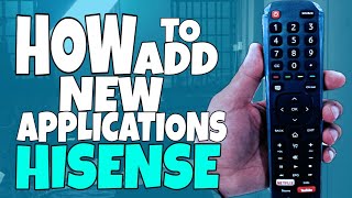 How to add NEW applications on hisense 40 inches smart tv 40E5600 screenshot 3