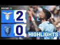 Lazioempoli 20  highlights  late vecino strike seals victory  serie a 202324