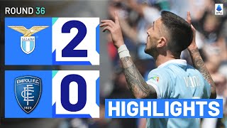 LAZIO-EMPOLI 2-0 | HIGHLIGHTS | Late Vecino Strike Seals Victory | Serie A 2023\/24