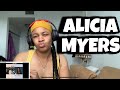 ALICIA MYERS “ I want to thank you “ Reaction