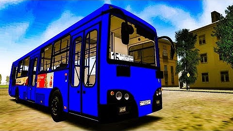 Поездка на автобусе Scif-5204.01. Городской маршрут №1Б. С информатором! Proton Bus Simulator