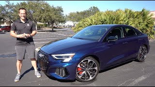 Is the NEW 2022 Audi S3 a BETTER sport sedan than a Cadillac CT4V?