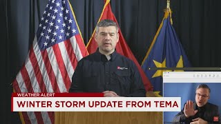 Winter storm update from TEMA