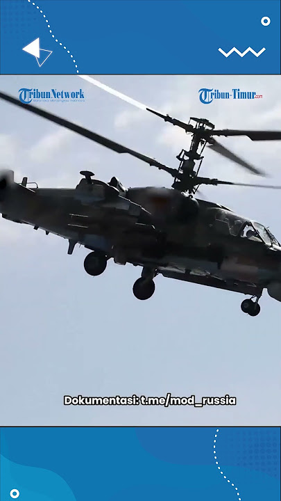 #3 Spesifikasi Ka-52 Heli Tempur Rusia Dilengkapi Sistem Avionik Canggih