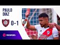 Gol de river cabezazo de paulo daz para cumplir con la ley del ex 