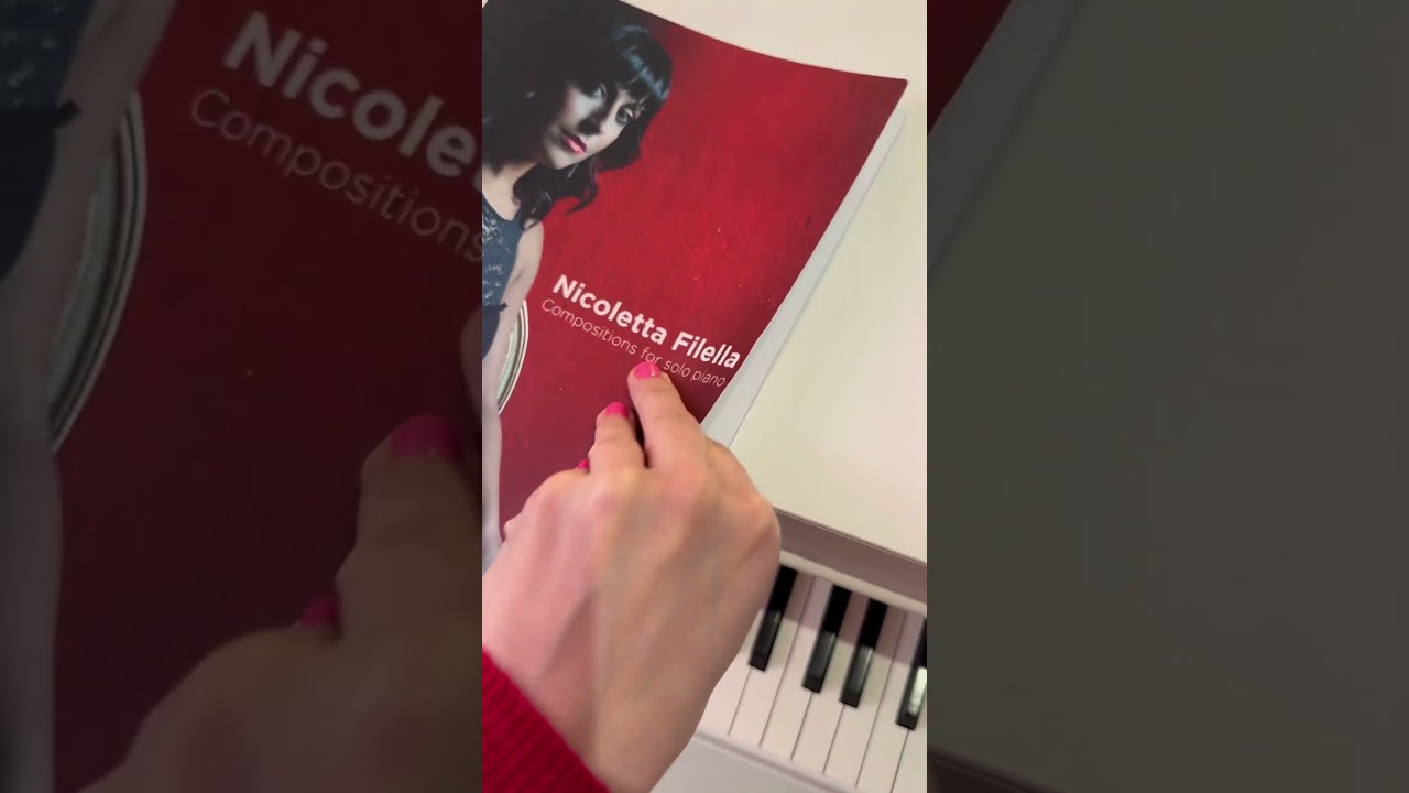 Nicoletta Filella Piano Book Compositions with her music. For Booking info@nicolettafilella.com