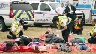 Full Scale Disaster Exercise At Wichita Airport
