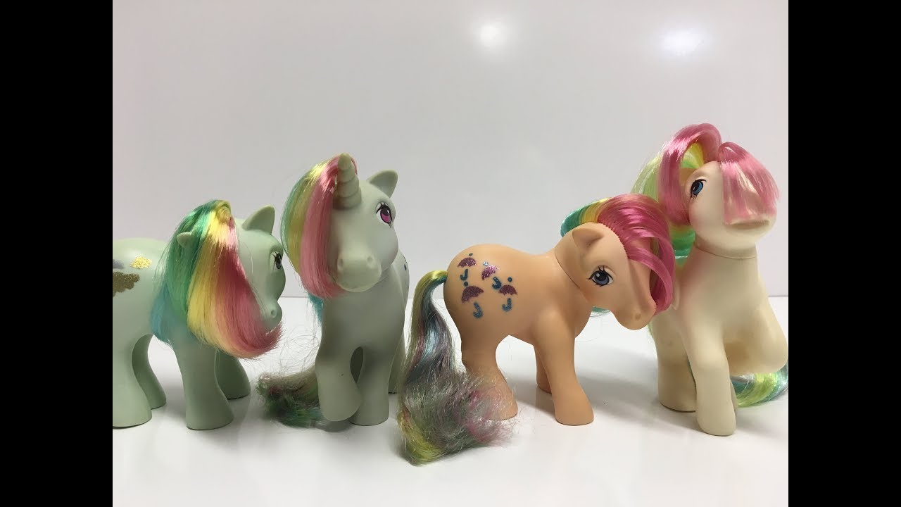 Vintage MLP Review: Year 2 Rainbow Ponies