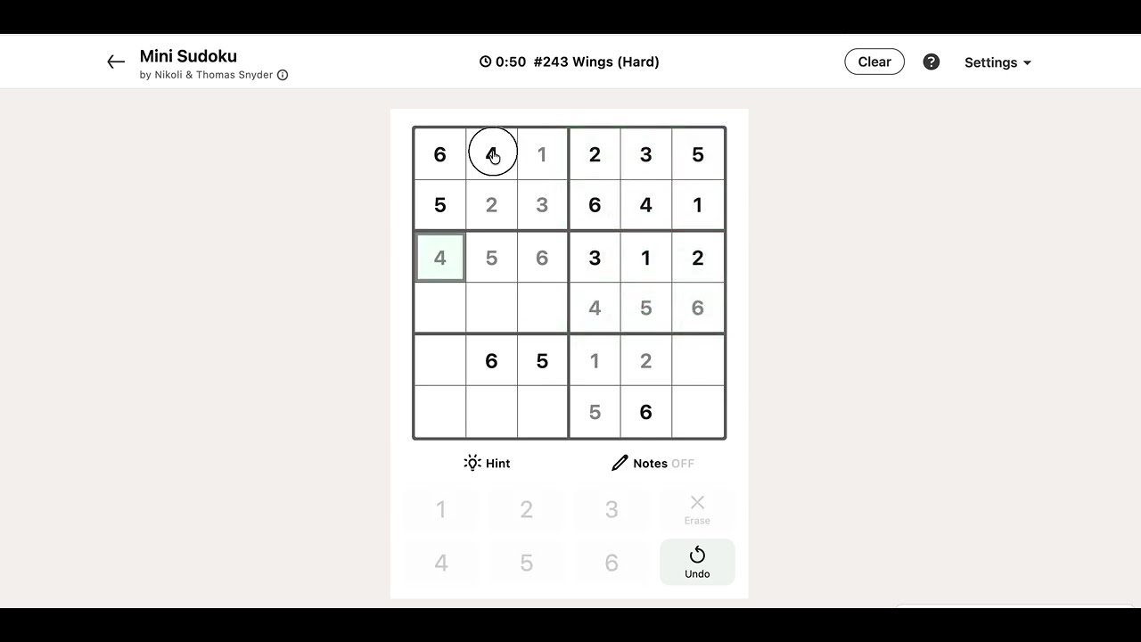 LinkedIn Mini-Sudoku Answer Today | 11 April 2026 - Puzzle #243