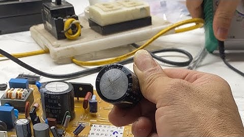 Sửa bo mạch tủ lạnh inverter, hư nguồn  nổ cầu chì nguyên nhân.