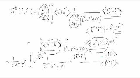 Lippmann Schwinger Equation -3| Prof. M. Sajjad Athar| 01-06-21