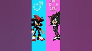 Thumbnail of Sonic Gender swap Shadow The Hedgehog 🦔