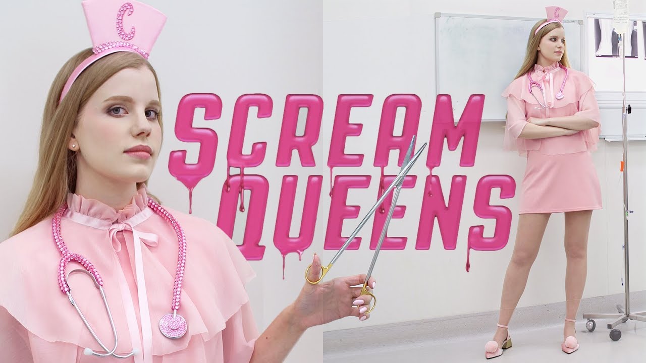 lookbook template Scream Queens • Chanel Oberlin Nurse Look