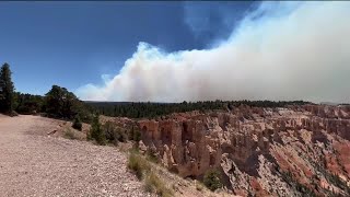 Left Fork Fire grows to 2,608 acres