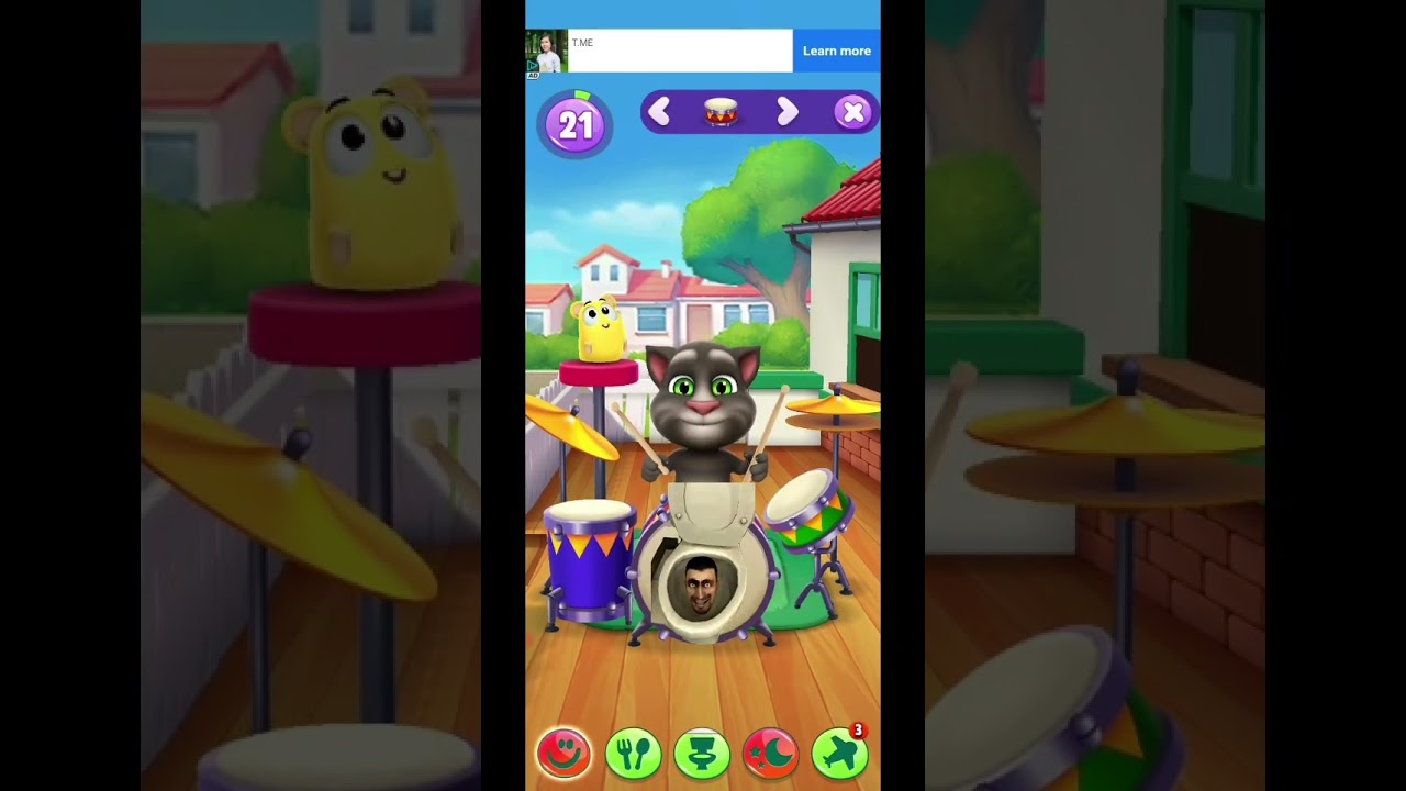 sikibidi toilet vs my talking tom shorts   