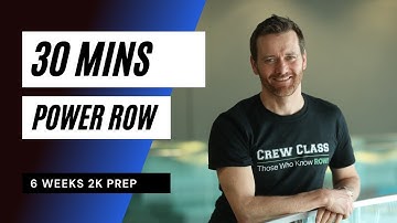 6 WEEK 2K Program Prep #5 30 Min Power Row with 3X Olympian World Champion Niall O