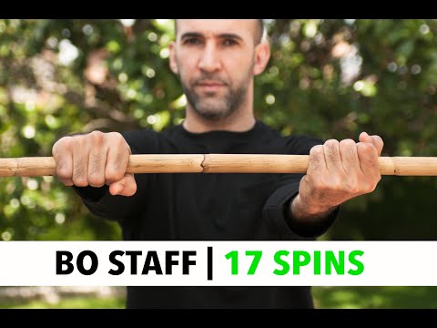 видео: Bo Staff ** 17 SPINS ** Tutorial
