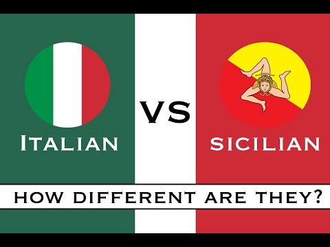 ვიდეო: სიცილიური და იტალიური ერთნაირია?