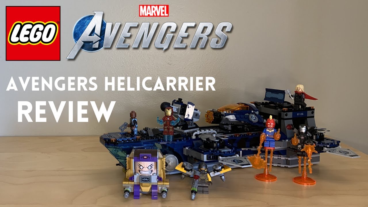 LEGO Marvel 76153 Avengers Helicarrier Review! New War Machine, Captain ...