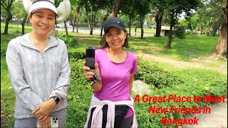 This is a great place to meet new friends in Bangkok | Benchasiri Park Bangkok