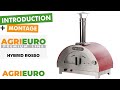 Presentation and assembly of the agrieuro premium  2in1 hybrid gaswoodfired outdoor oven  red