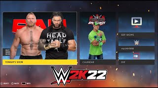 WWE 2K22 LIVE Stream - WWE 2K22 My Universe Mode #1