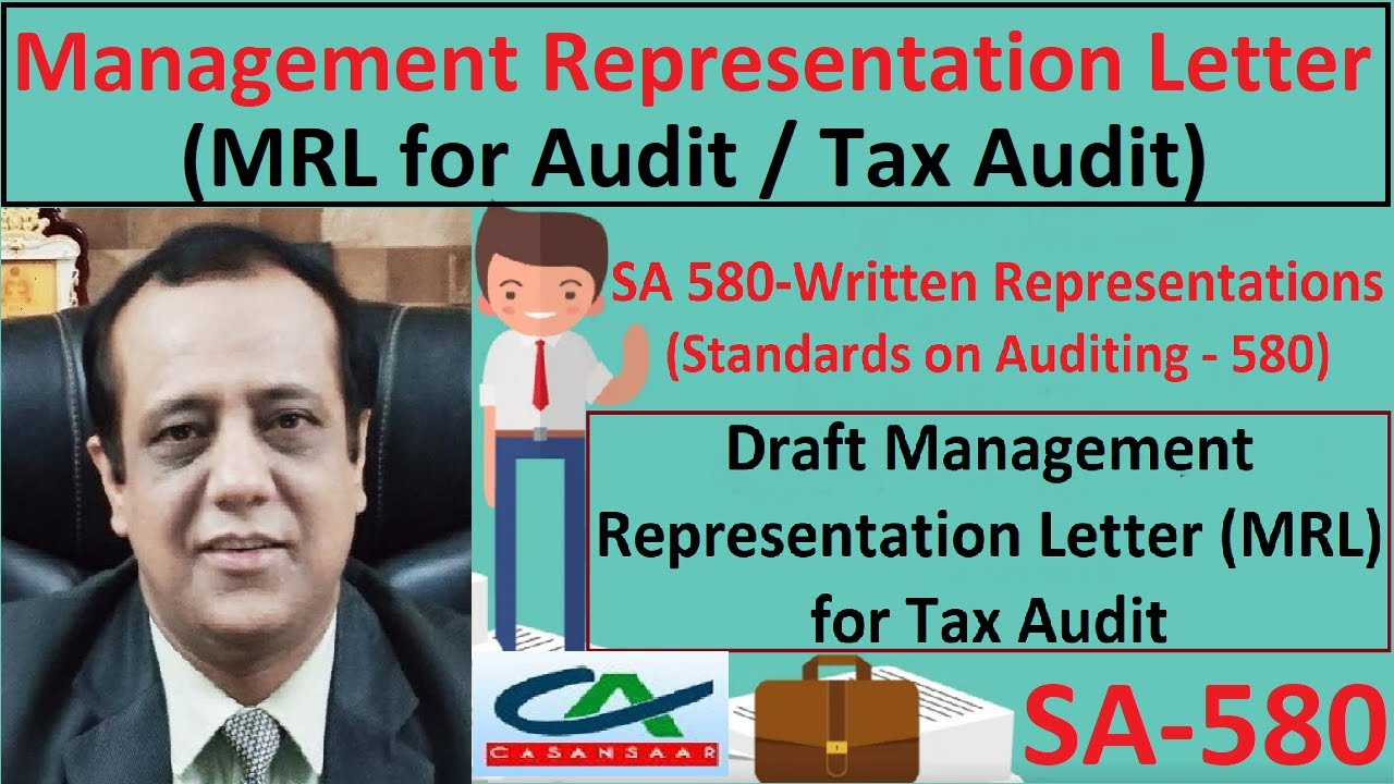 management representation letter for tax audit word format