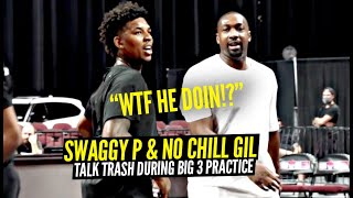 Nick Young & Gilbert Arenas TALKING TRASH During Big 3 Practice! "What The F*** HE DOING!?"