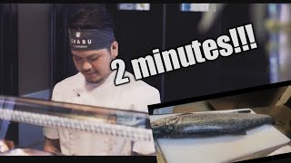 Cutting Salmon 2 minutes